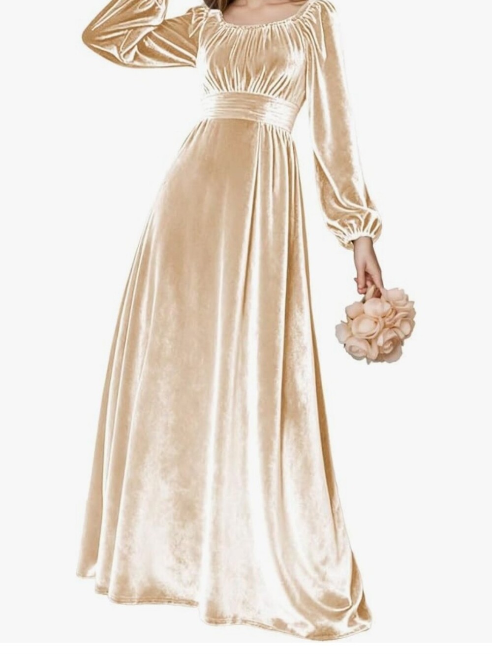 Velvet Maxi Girls Dress Size 14-16 Jr Bridesmaid Formal By KIDSOR NWT